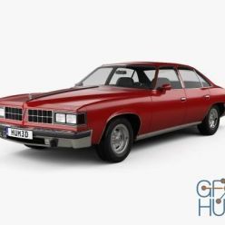 3D model Hum 3D Pontiac Grand LeMans sedan 1976 car