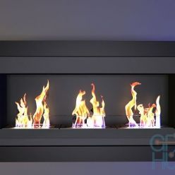 3D model Bio fireplace Iceland Black