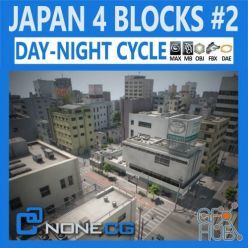 3D model CGTrader – Japan 4 Blocks Set-2 3D models by NoneCG