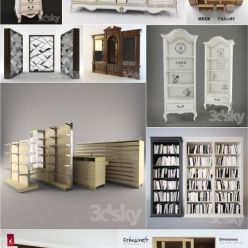 3D model WARDROBE & CABINETS COLLECTION – 3dskyPro 3dsmax – Volume 1