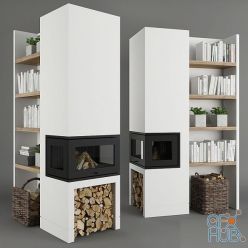 3D model Fireplace 14