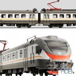 3D model Electric train EP2D