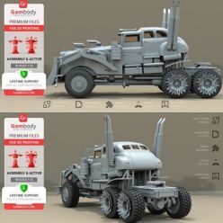 3D model War Rig Truck – 3D Print