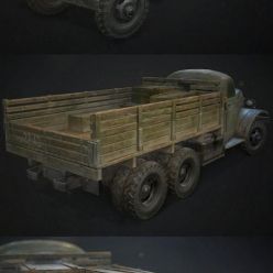 3D model ZIS -151 Old Soviet Vehicle