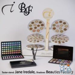 3D model Cosmetic Shadows&Tester Stend
