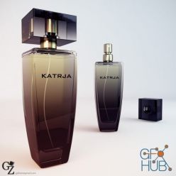 3D model A bottle of perfume Katrja