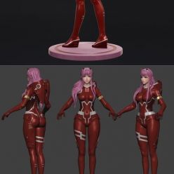 3D model Zero Two From Darling In the FranXx – 3D Print