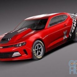 3D model Chevrolet Camaro COPO 2016 car