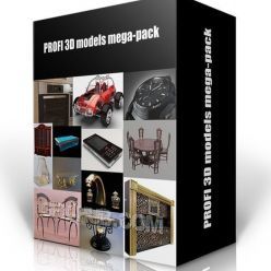 3D model 3DSky PROFI 3D models mega-pack