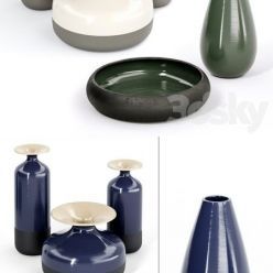 3D model Ceramic vases Stromboli by Natuzzi