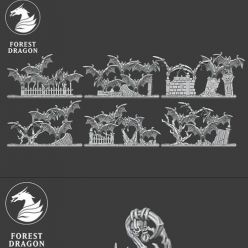 3D model Forest Dragon October 2020 – 3D Print