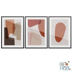 3D model Art Prints Posters Shapes and Lines by Desenio