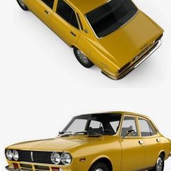 3D model Mazda Capella (616) sedan 1974