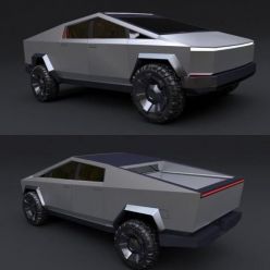 3D model Cybertruck Tesla car