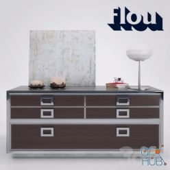 3D model Chest of Drawers flou Montenapoleone