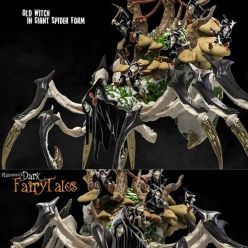 3D model Haunted Forest Spider Witch – 3D Print