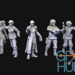 3D model Interstelar Officers – 3D Print