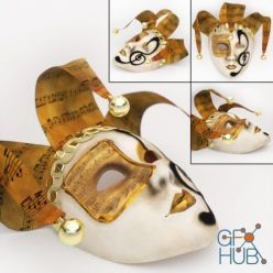3D model Carnival Venetian mask