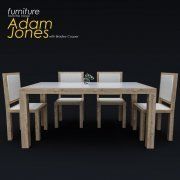 3D model Adam Jones and Bradley Cooper furniture set