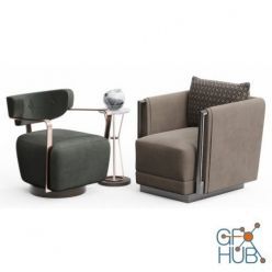 3D model Chair Set by Caracole