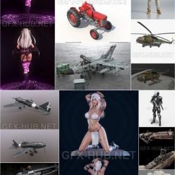 3D model PBR Game 3D-Models Bundle November 2019