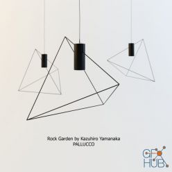 3D model Rock garden lamp