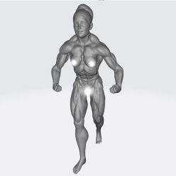 3D model Female Hulk Pose – 3D Print