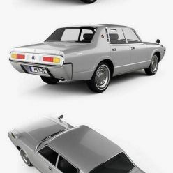 3D model Toyota Crown sedan 1971