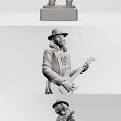 3D model Stevie Ray Vaughan – 3D Print