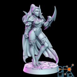 3D model Elena - Female Assassin