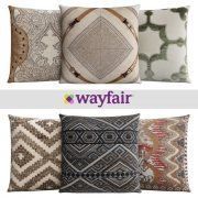 3D model Six pillows Wayfair in ethno-style