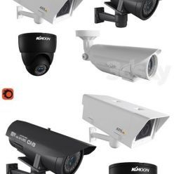 3D model CCTV Cameras