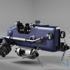 3D model CAR Dragonfly (max 2011, fbx)
