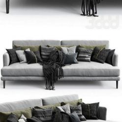 3D model Bonaldo sofa paraiso