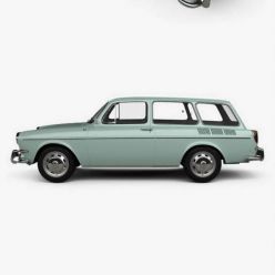 3D model Volkswagen Type 3 (1600) variant 1965