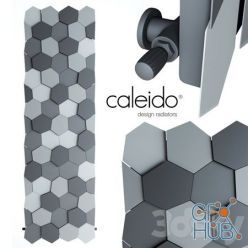 3D model Wall Radiator Caleido HONEY