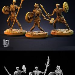 3D model Skeleton Warriors
