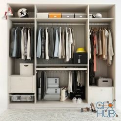 3D model Wardrobe_07