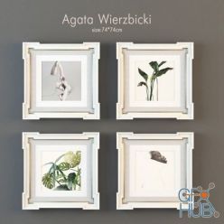 3D model Agata Wierzbicki picture set