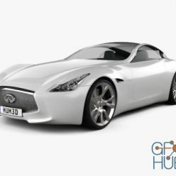 3D model Car Infiniti Essence 2011