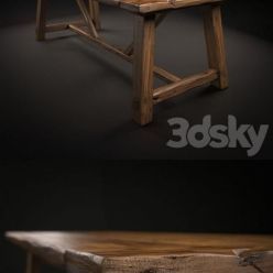 3D model Table Dining Privilege