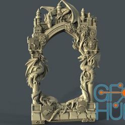 3D model Game of trhones Moldura – 3D Print