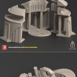 3D model Oregia, Alien Sanctum – 3D Print