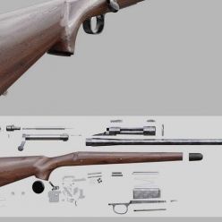3D model Remington 700