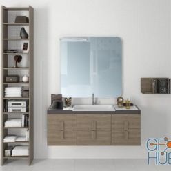 3D model Rack and cabinet for a bathroom