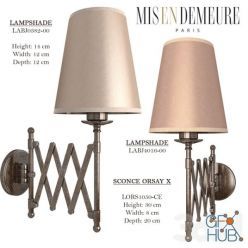 3D model SCONCE ORSAY X Mis en Demeure