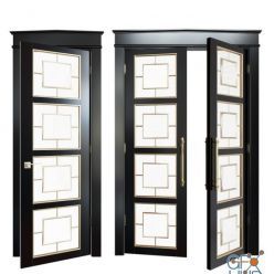 3D model Art Deco Door