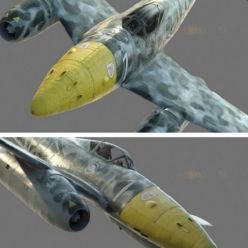 3D model Me 262 A-2b German Fighter