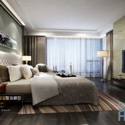 3D model Bedroom Space A029