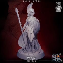 3D model War Maiden – 3D Print